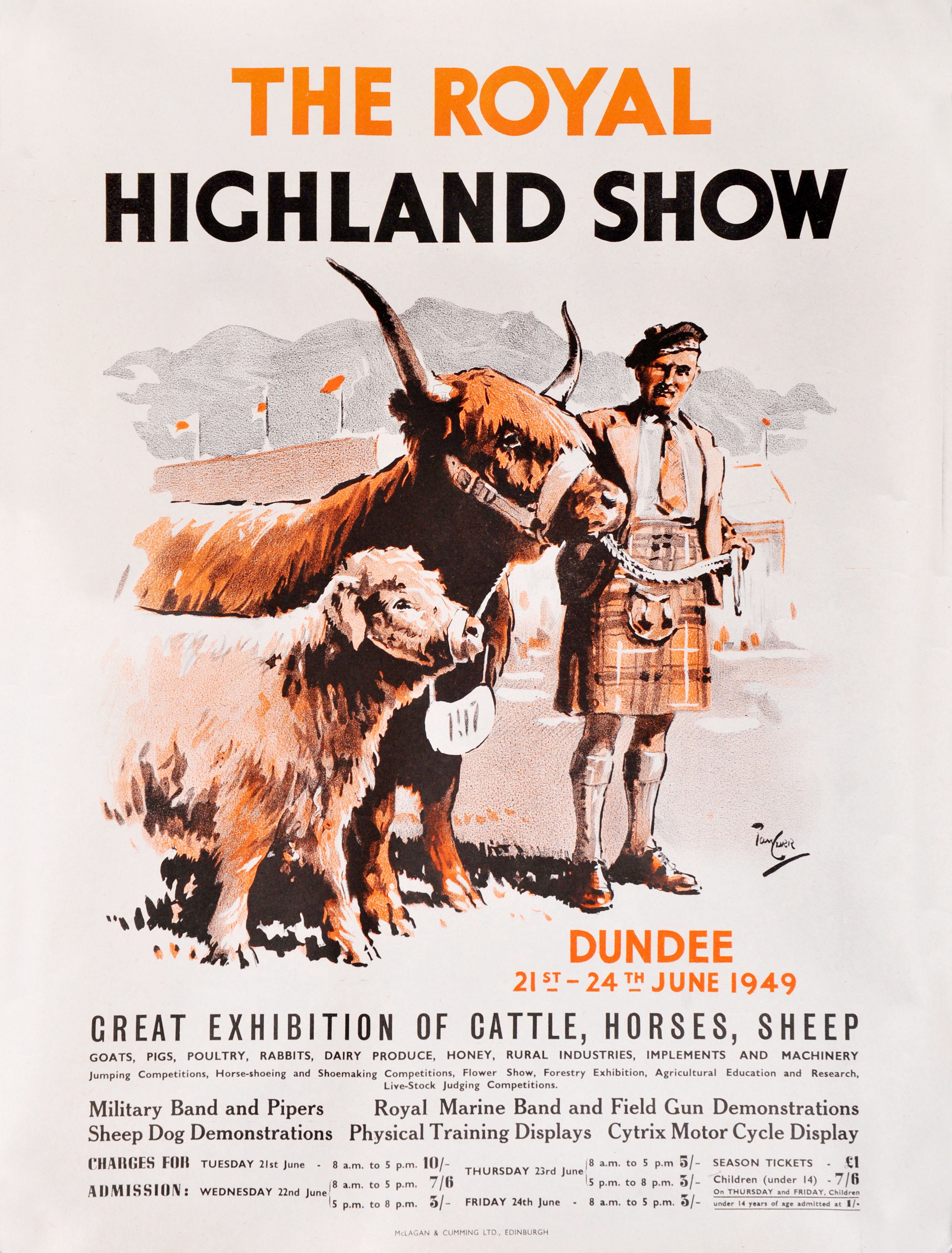 1949 Dundee Show Poster J