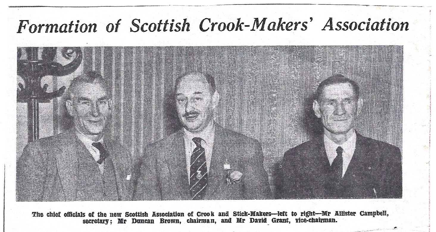 Formation Of Scottish Crookmakers Association