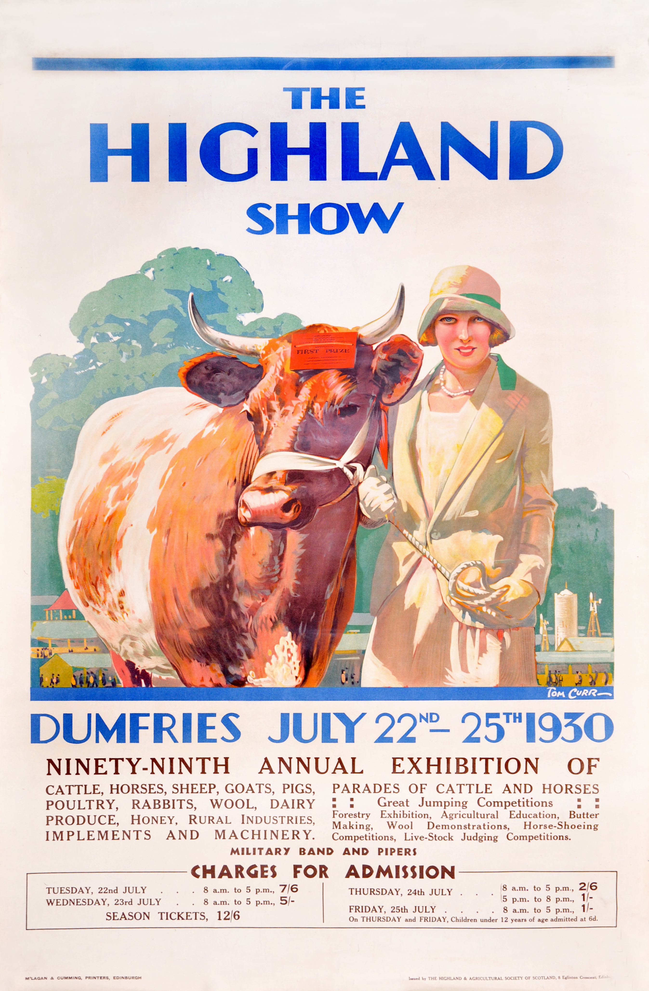 1930 Dumfries Show Poster J